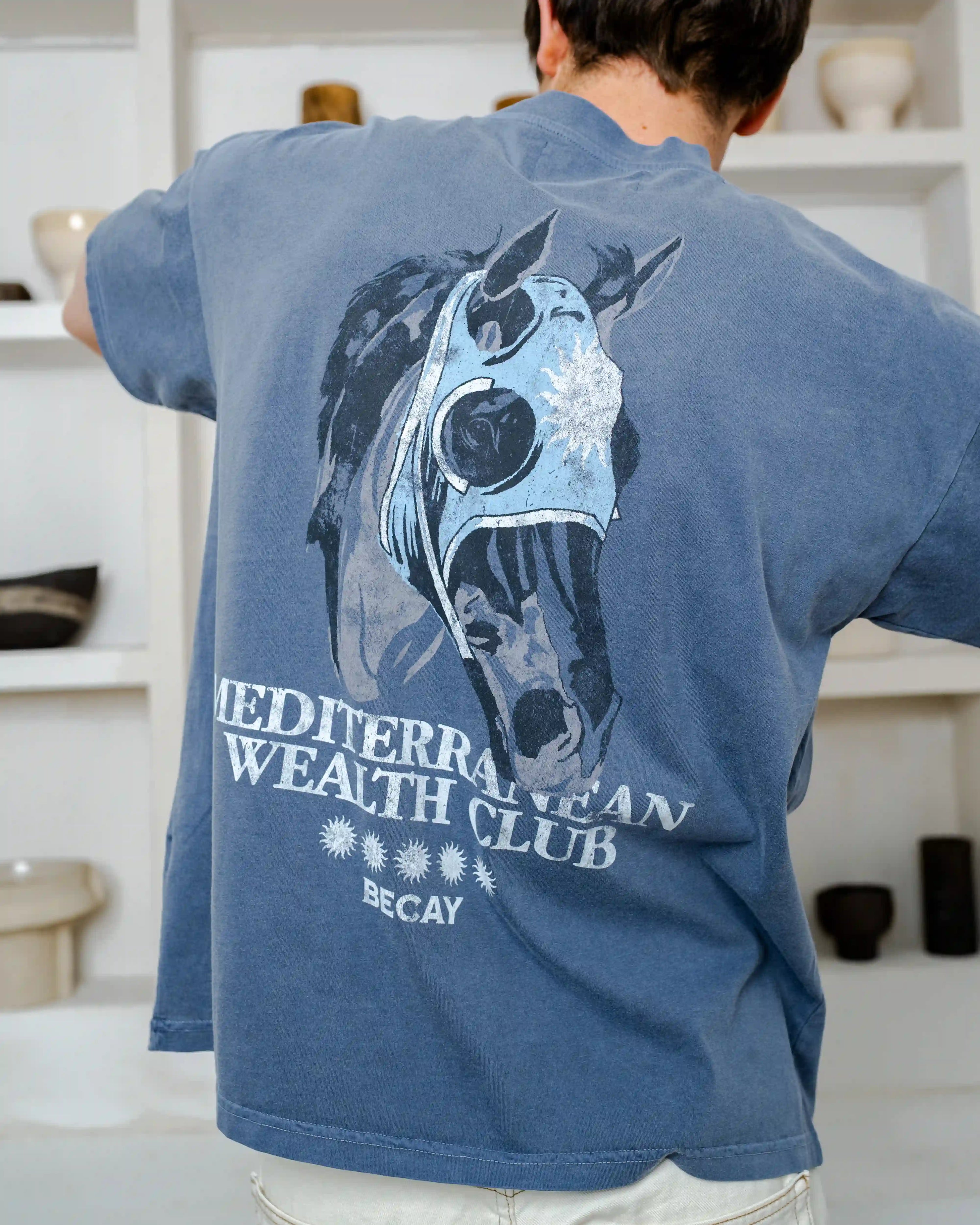 Horse Mask Blue