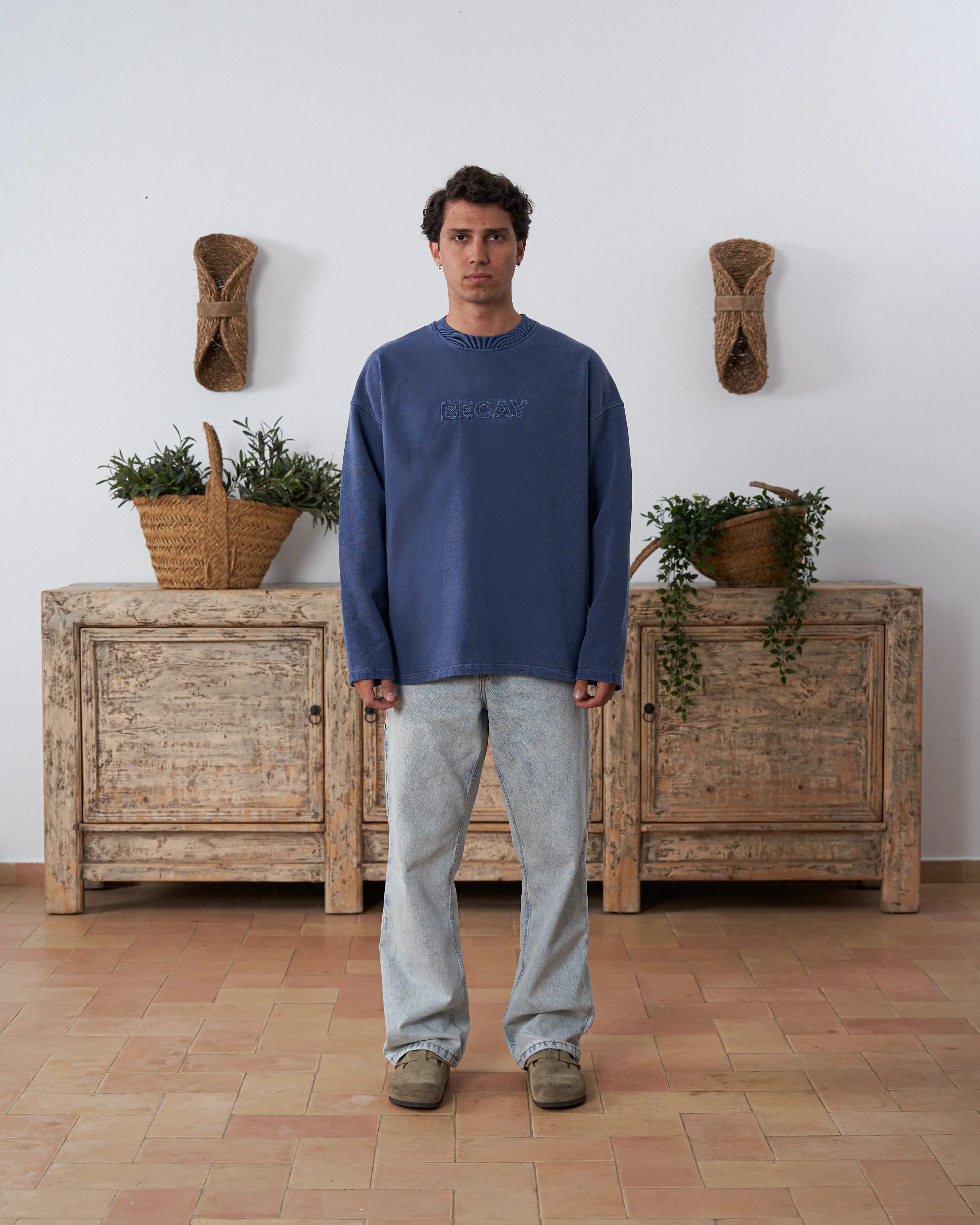 Sun Crewneck Blue