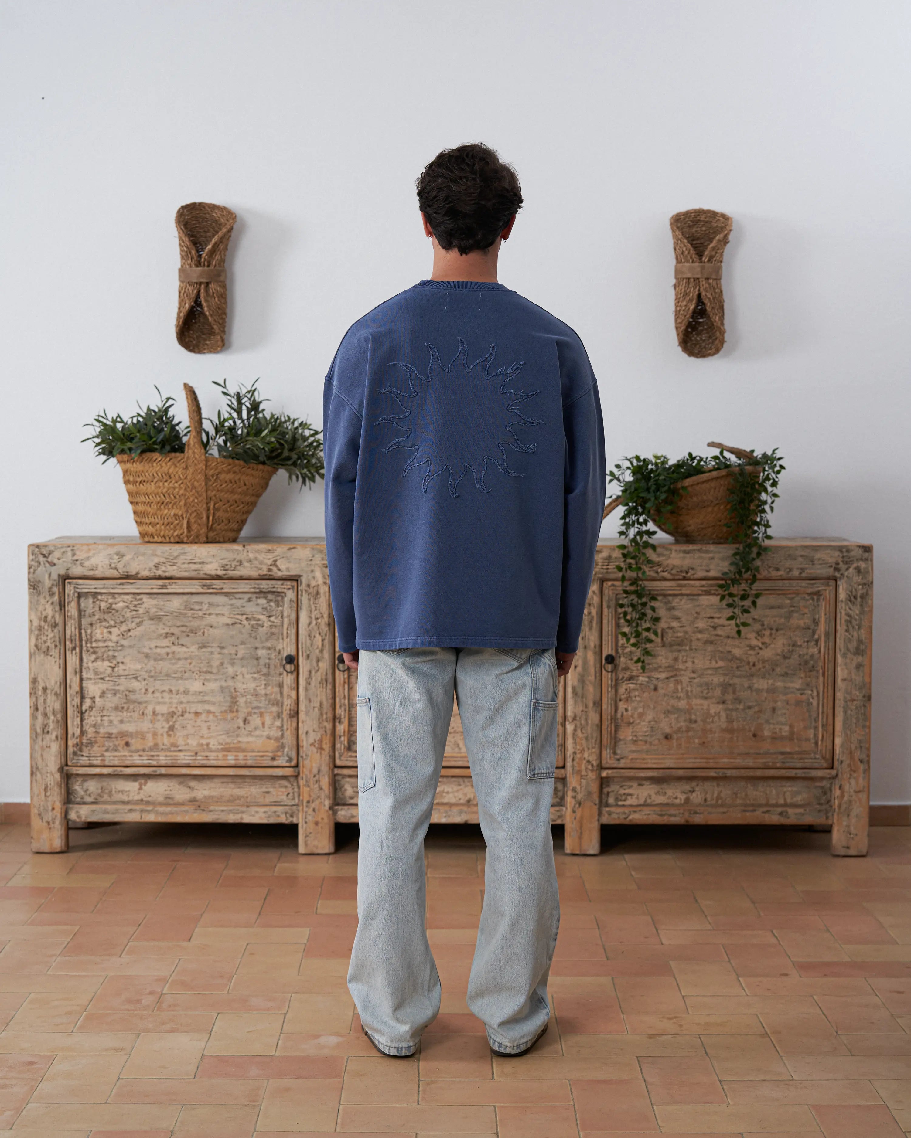 Sun Crewneck Blue