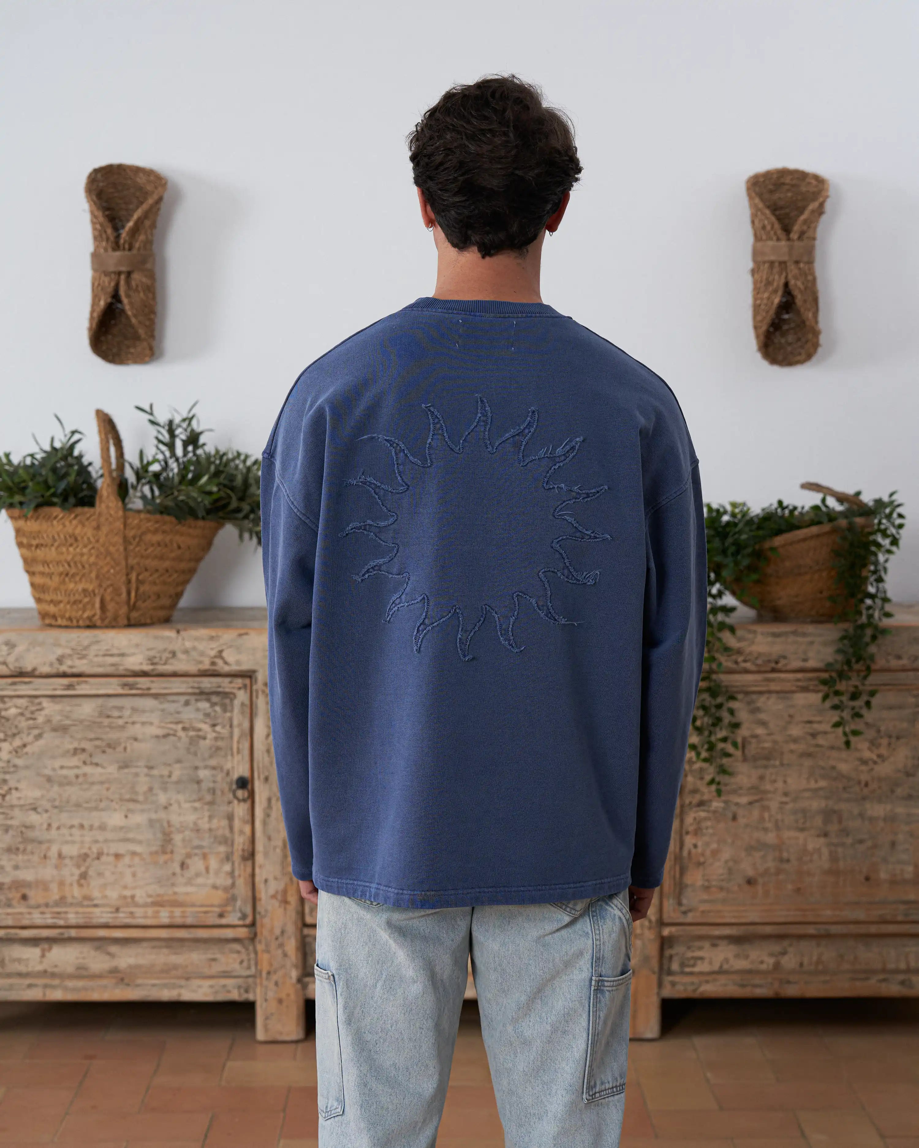 Sun Crewneck Blue