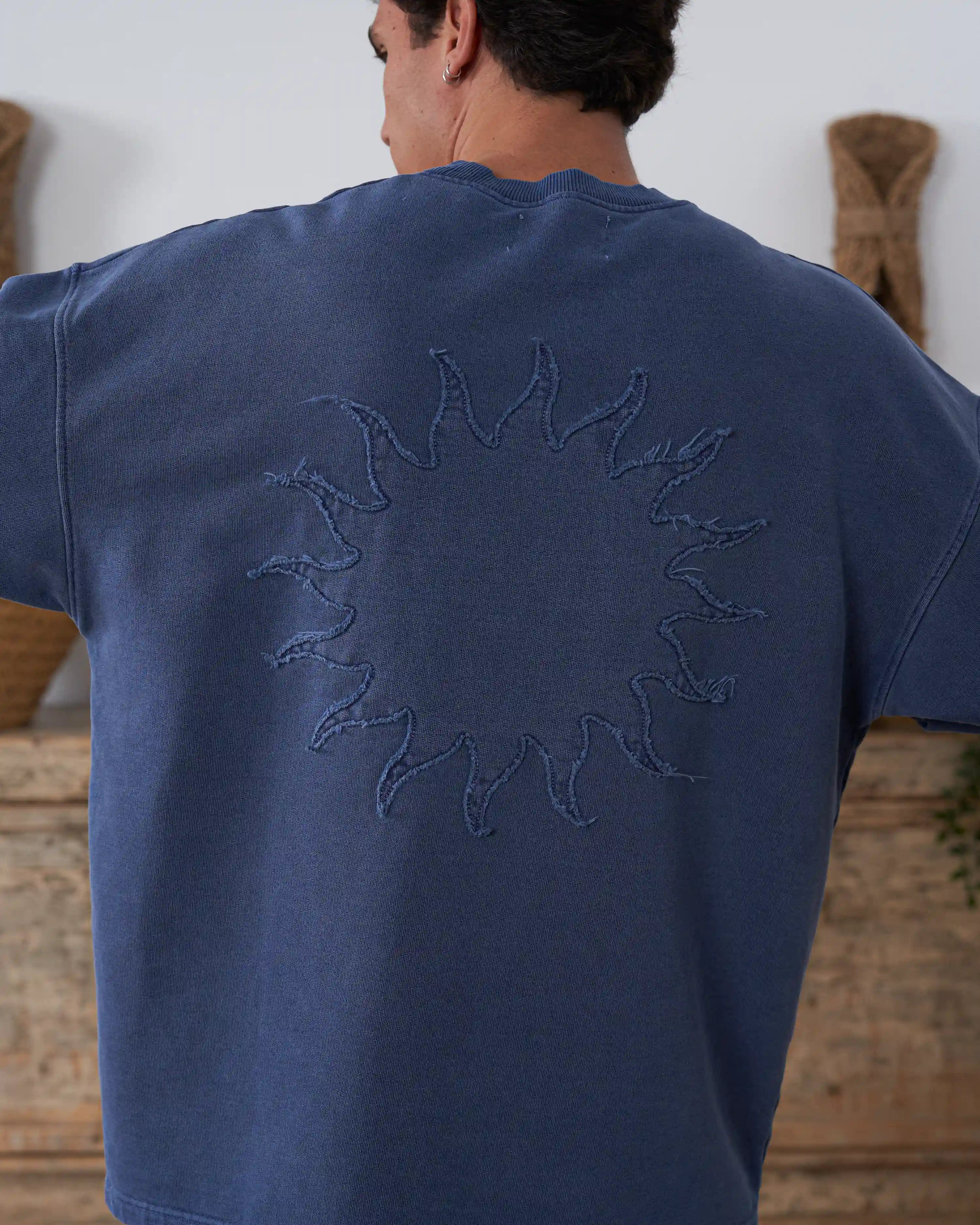 Sun Crewneck Blue